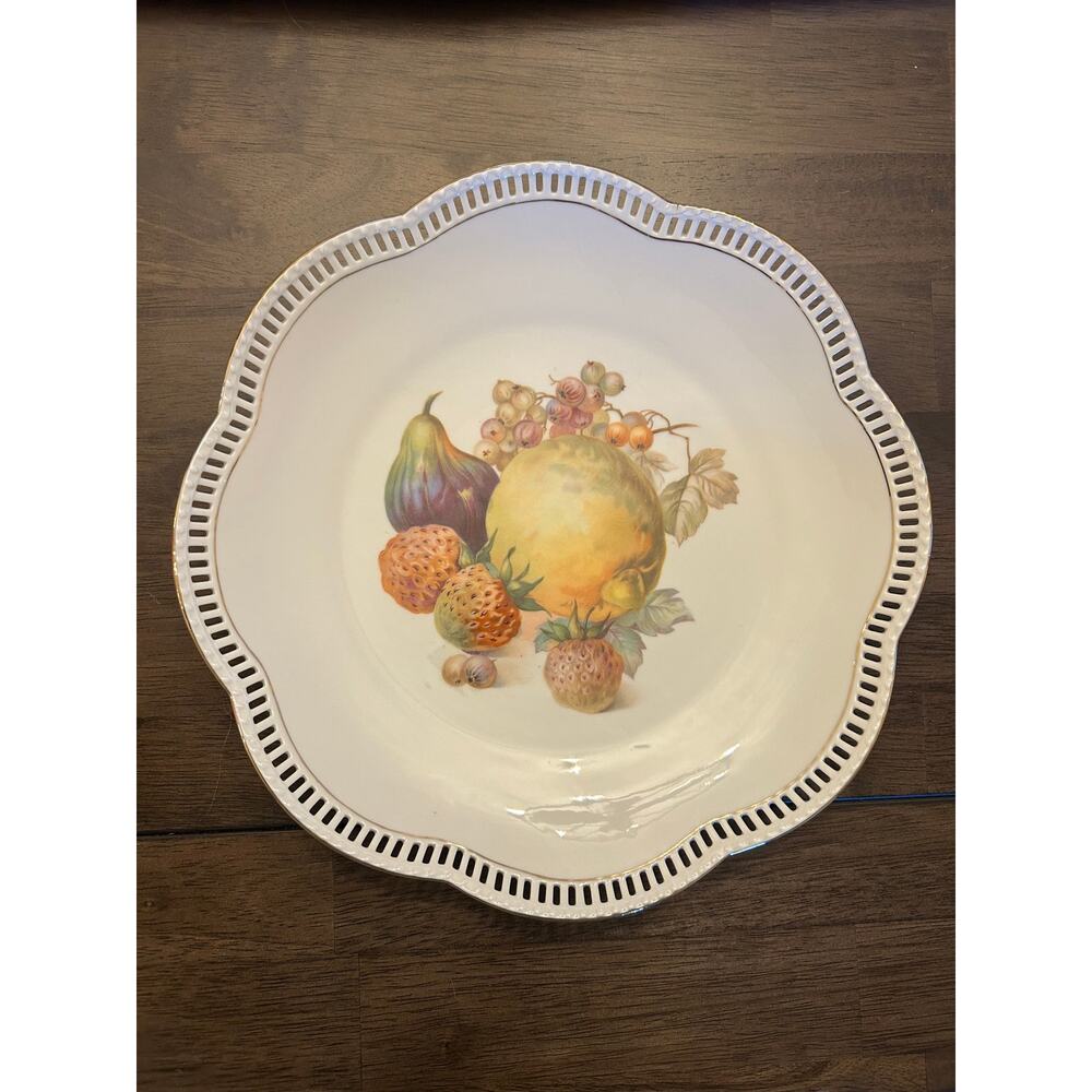SCHUMANN ARZBERG GERMANY PORCELAIN FRUIT DEPICTION MARKED